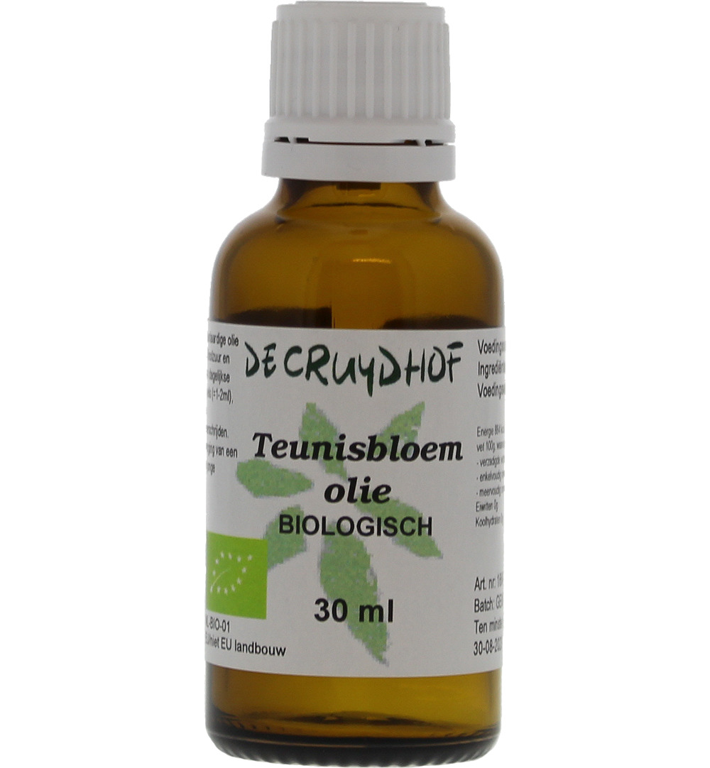 De Cruydhof Teunisbloemolie Vloeibaar Bio (30 ml)