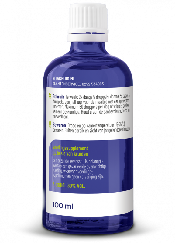 Vitakruid Kaardebol Wortel Tinctuur Extractie Volgens Hab 100 (100 ml) - image 2