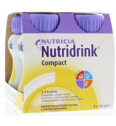Nutridrink Compact Banaan 125ml (4 stuks)