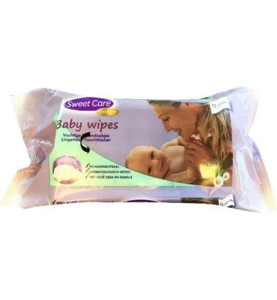 SweetCare Babydoekjes normaal (72 stuks)