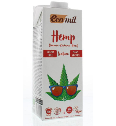 Ecomil Hennepdrank Naturel Bio (1000 ml)
