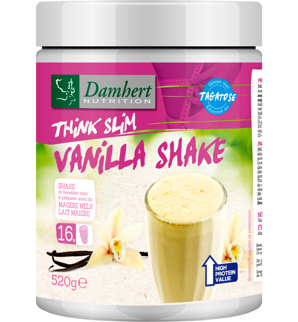 Damhert Maaltijdshake vanille (520 gr)