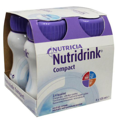 Nutridrink Compact Neutraal 125ml (4 stuks)