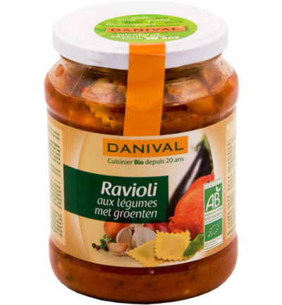 Danival Ravioli Metgroenten Bio (670 gr)
