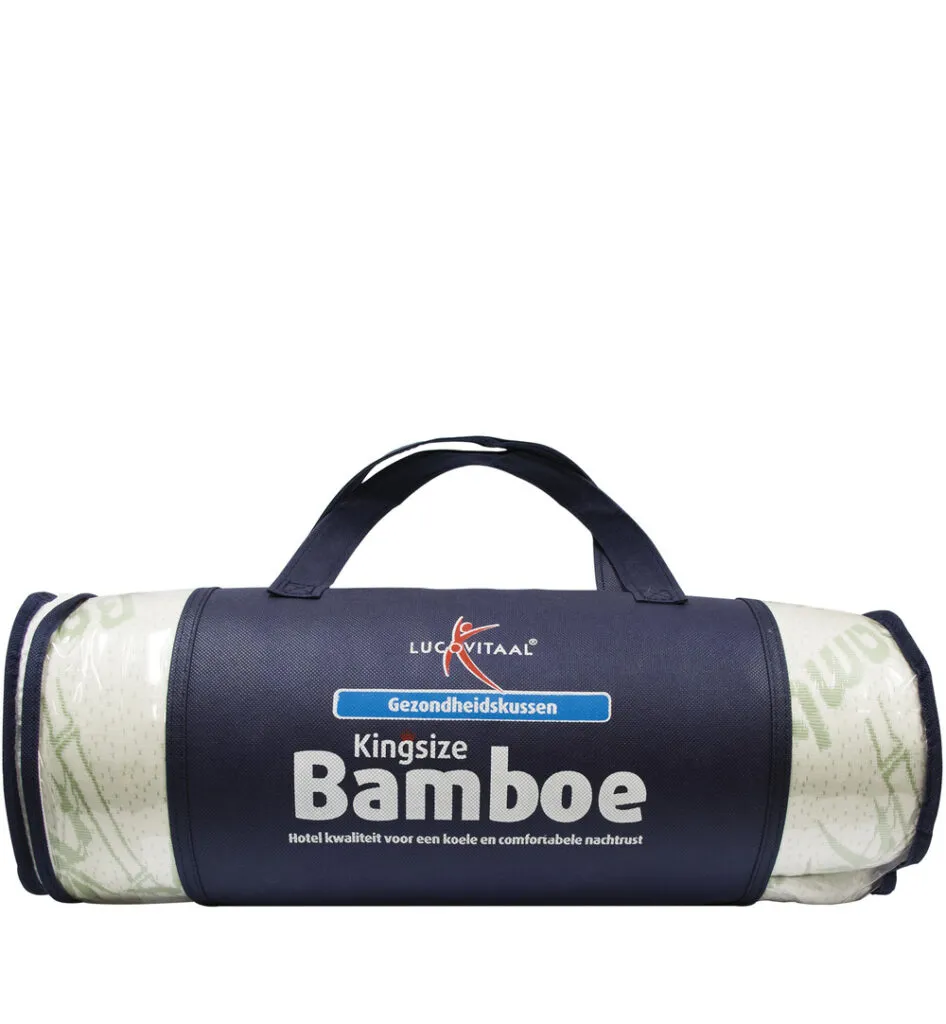 Lucovitaal Kingsize Bamboe Hoofdkussen (1 stuk)