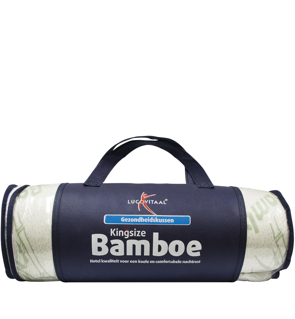 Lucovitaal Kingsize Bamboe Hoofdkussen (1 stuk)