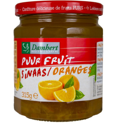 Damhert Puur fruit Sinaasappel confiture (315 gr)