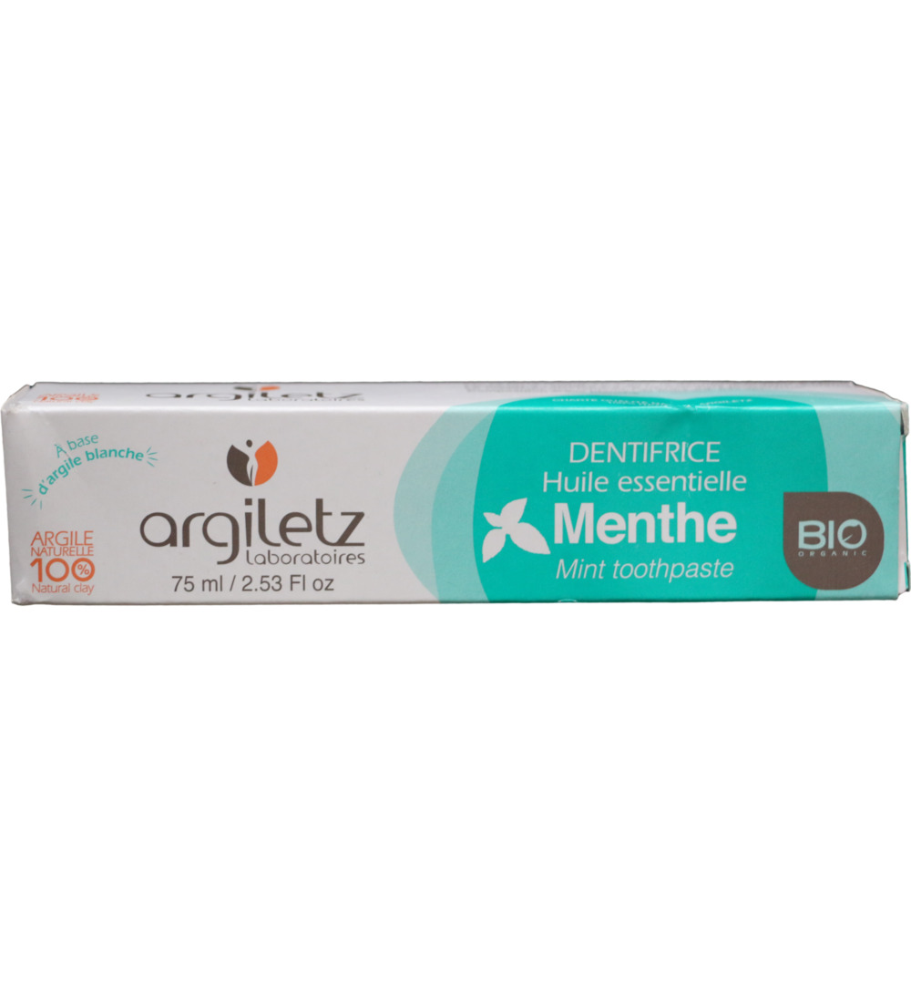 Argiletz Tandpasta menthe (75 ml)