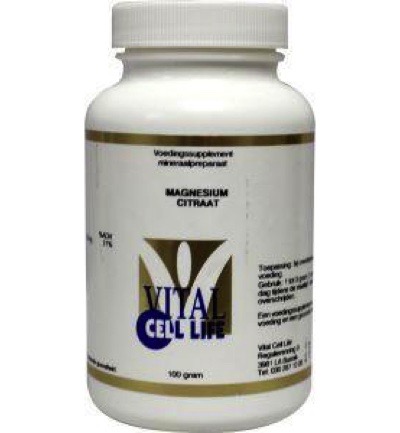 Vital Cell Life Magnesium citraat 80 mg poeder (100 gr)