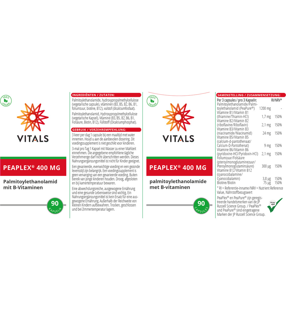 Vitals Peaplex (90 capsules) - image 3