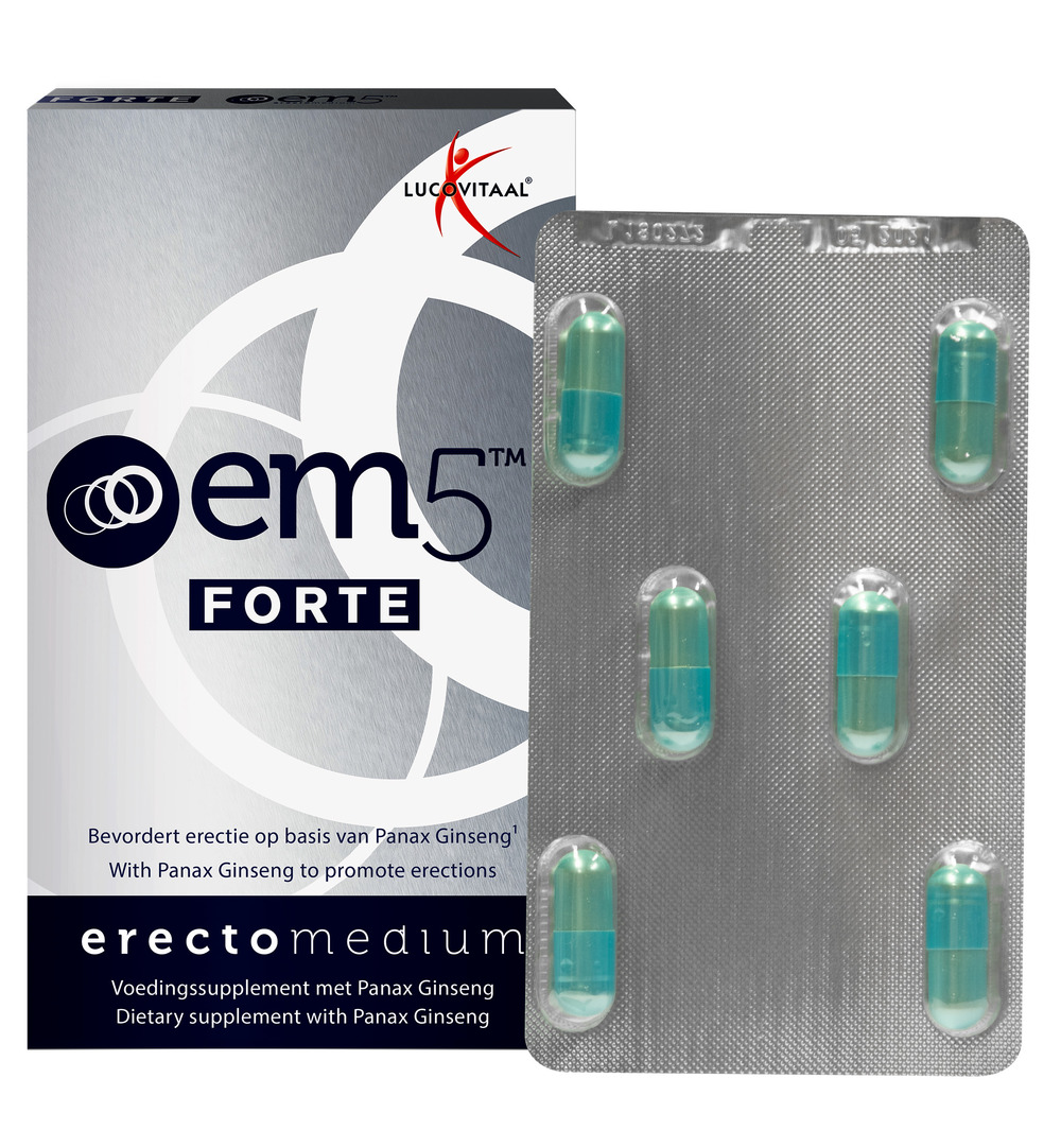 Lucovitaal Em5 Erectomedium Forte (6 capsules) - image 2
