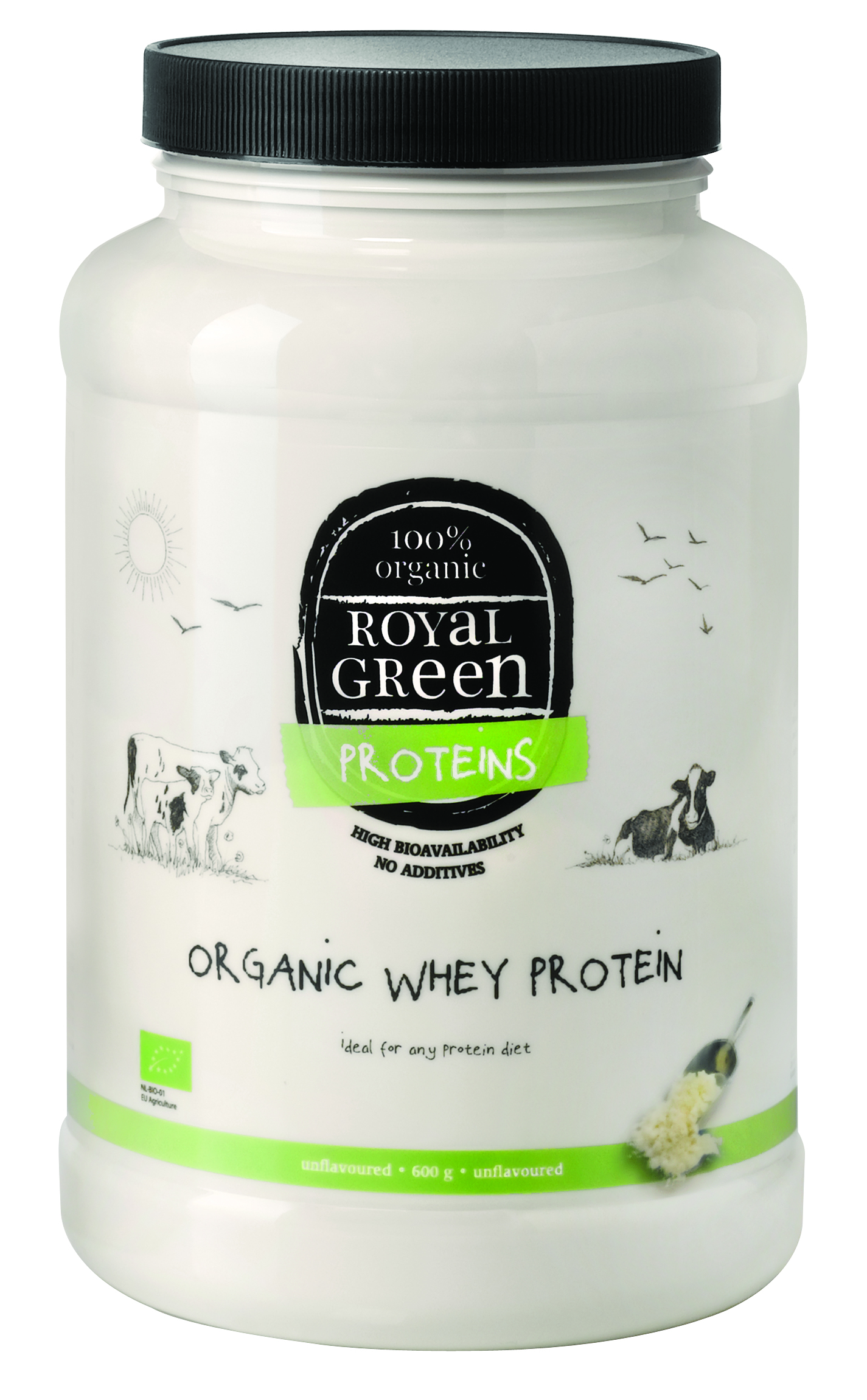Royalgreen Organic whey protein bio (600 gr)
