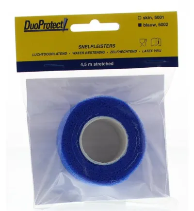 DuoProtect Snelpleisters blauw (1 rol)