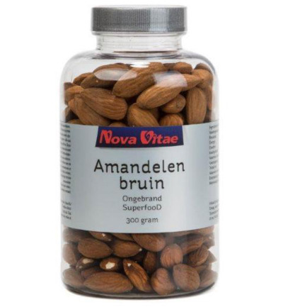 Nova Vitae Amandelen Bruin Ongebrand (300 gr)
