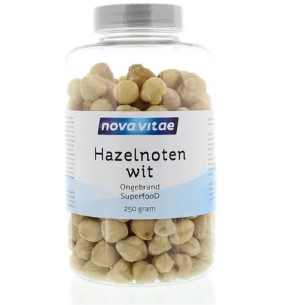 Nova Vitae Hazelnoten Wit Ongebrand Raw (250 gr)