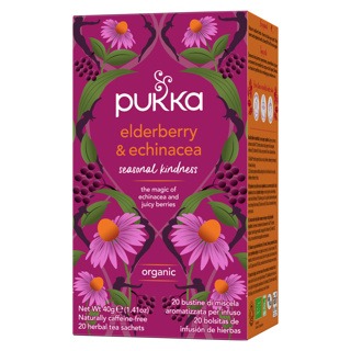 Pukka Organic Teas Elderberry & Echinacea Bio (20 zakjes)