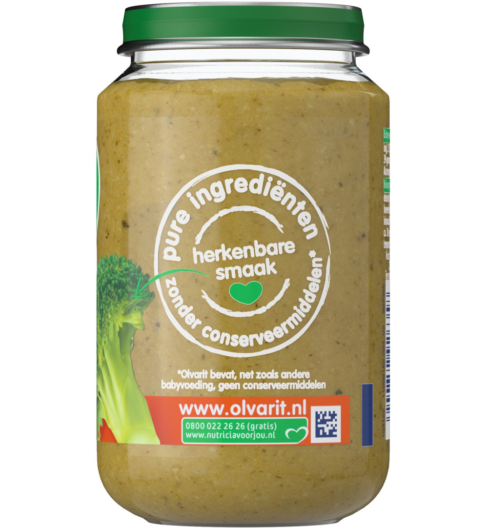 Olvarit Broccoli kalkoen rijst 6M00 (200 gr)