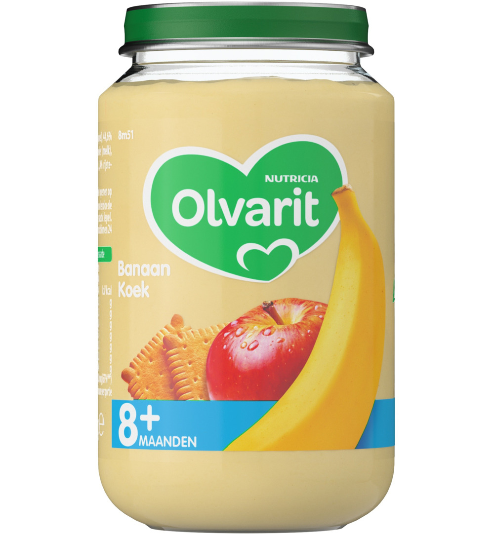 Olvarit Banaan koek 8M51 (200 gr)