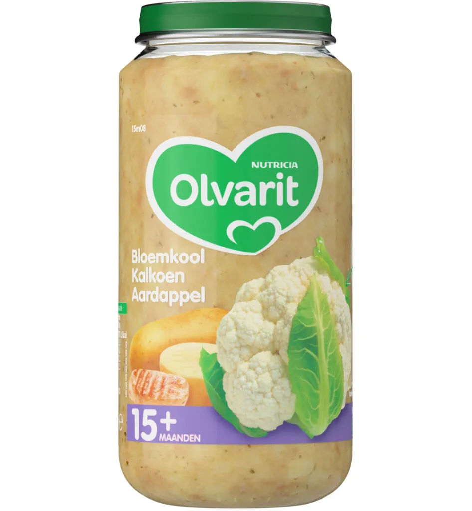 Olvarit Bloemkool kalkoen aardappels 15M08 (250 gr)