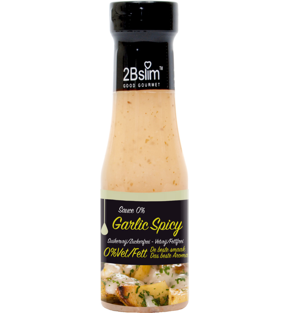 2Bslim Knoflooksaus Spicy (250 ml)