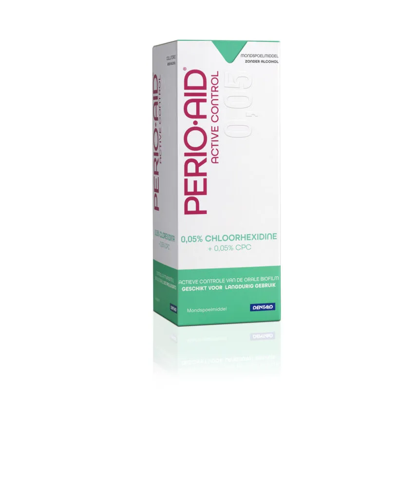 Perio Aid Active Control mondspoelmiddel 0.05% CHX (500 ml)