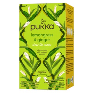 Pukka Organic Teas Lemongrass & Ginger Thee Bio (20 zakjes)
