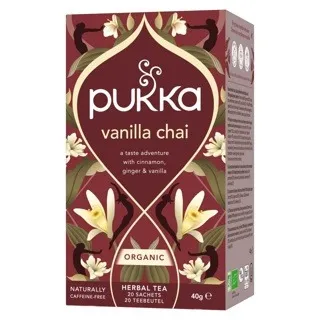 Pukka Organic Teas Vanille Chai Tea Bio (20 zakjes)