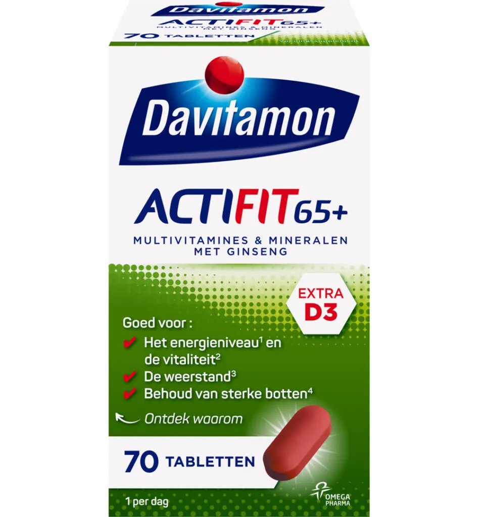 Davitamon Actifit 65+ (70 tabletten)