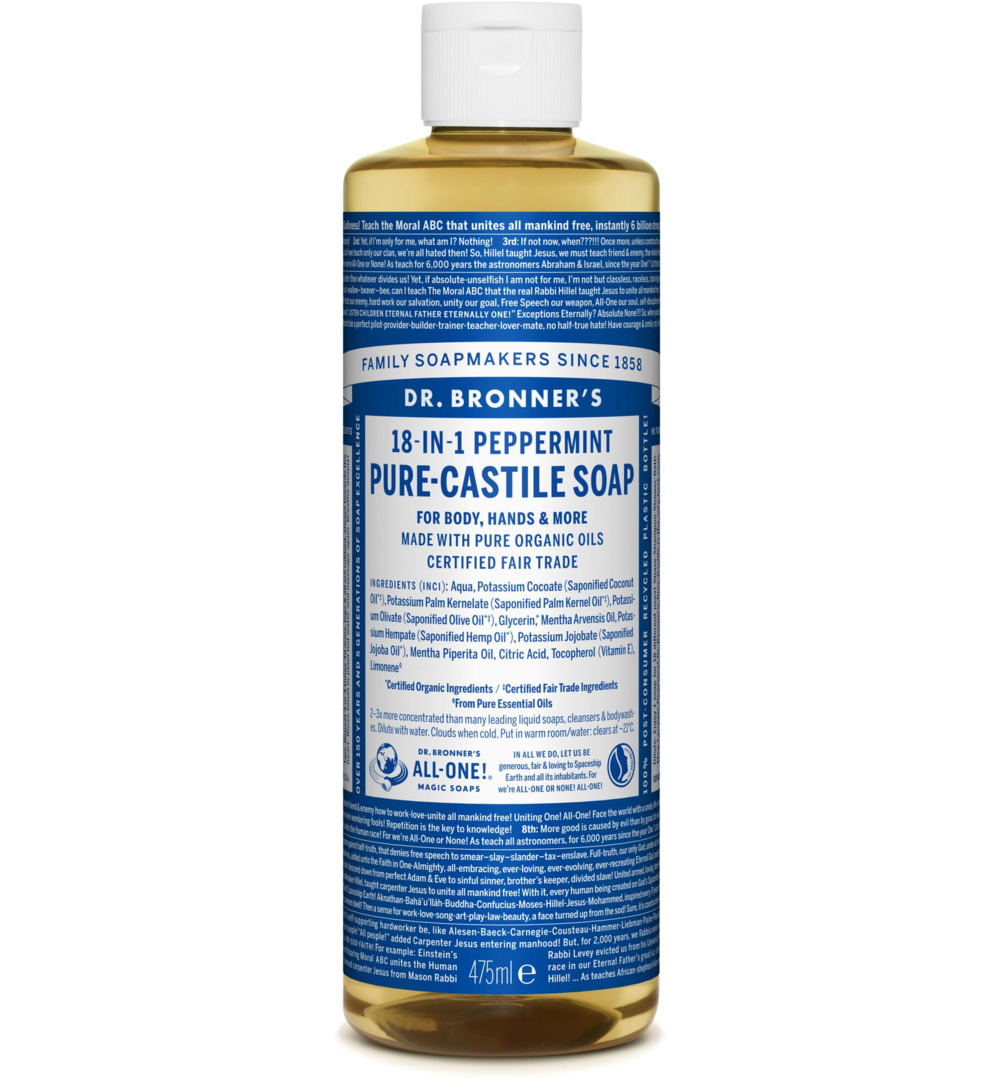 Dr. Bronner's Liquid soap peppermint (475 ml)
