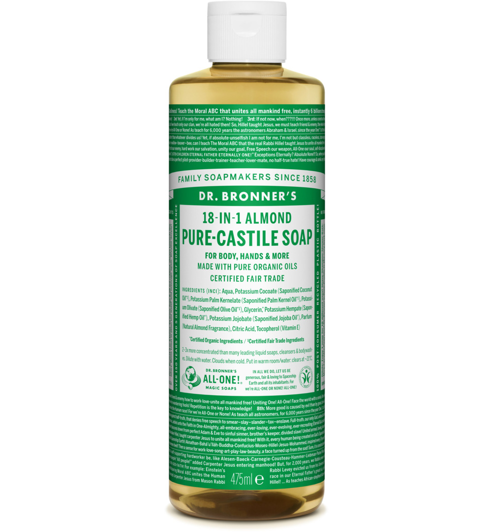 Dr. Bronner's Liquid soap amandel (475 ml)