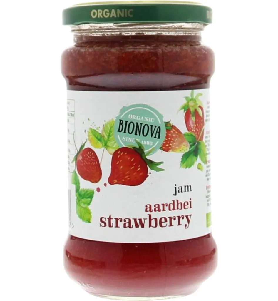 Bionova Aardbeienjam bio (340 gr)