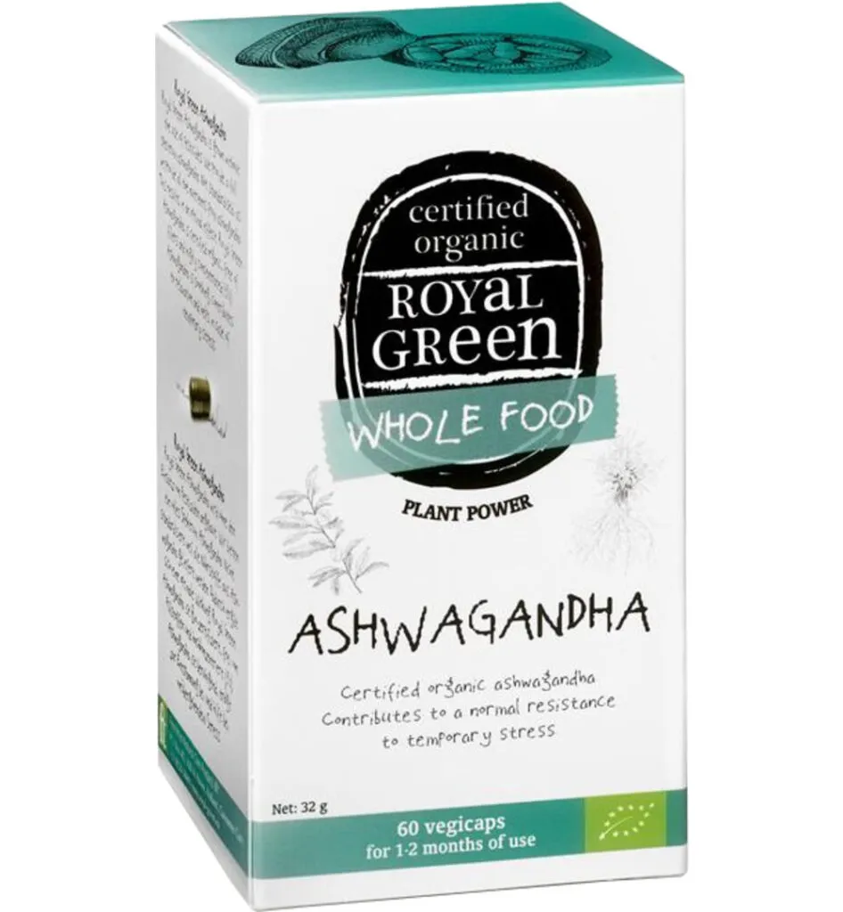 Royalgreen Ashwagandha Bio (60 vega capsules)