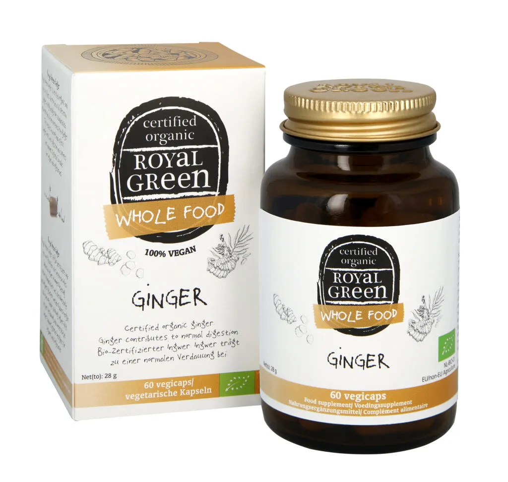 Royalgreen Gember bio (60 vega capsules)