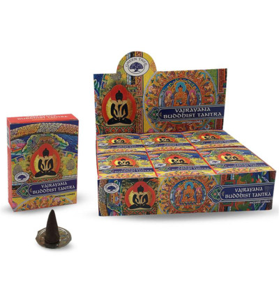 Green Tree Kegelwierook Buddhist Tantra (10 stuks)