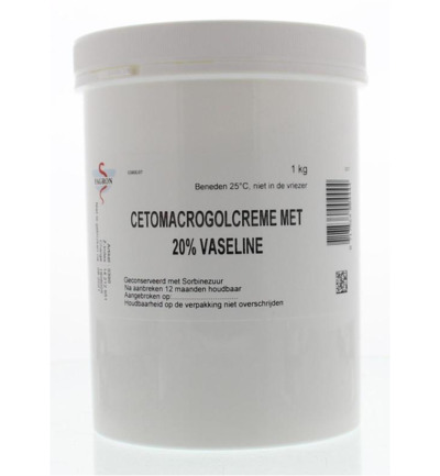 Fagron Cetomacrogol creme 20% vaseline (1000 gr)