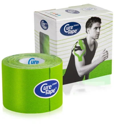 Curetape Sports lime 5 cm x 5m (1 stuk)