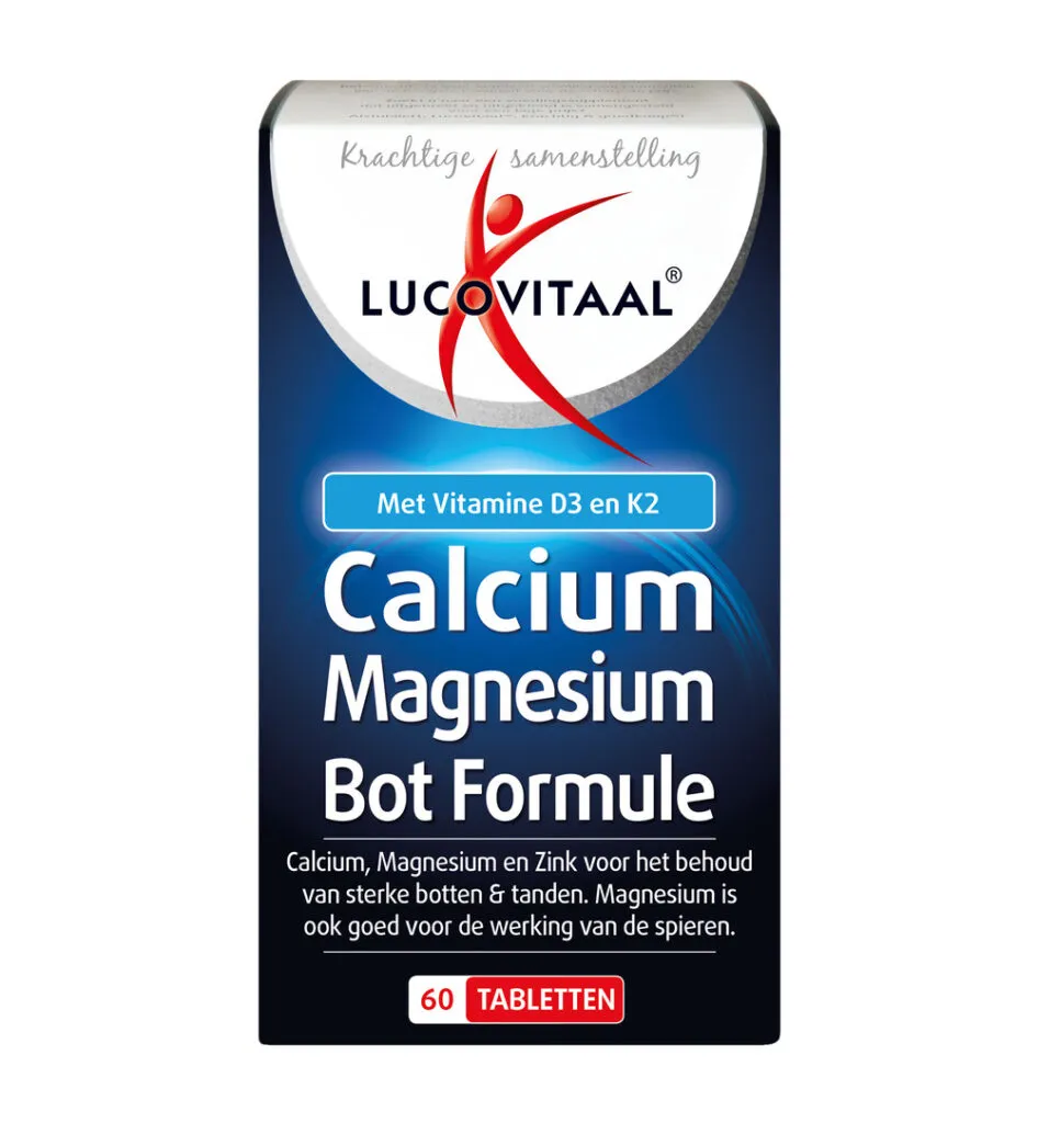 Lucovitaal Calcium Magnesium Bot Formule (60 tabletten)