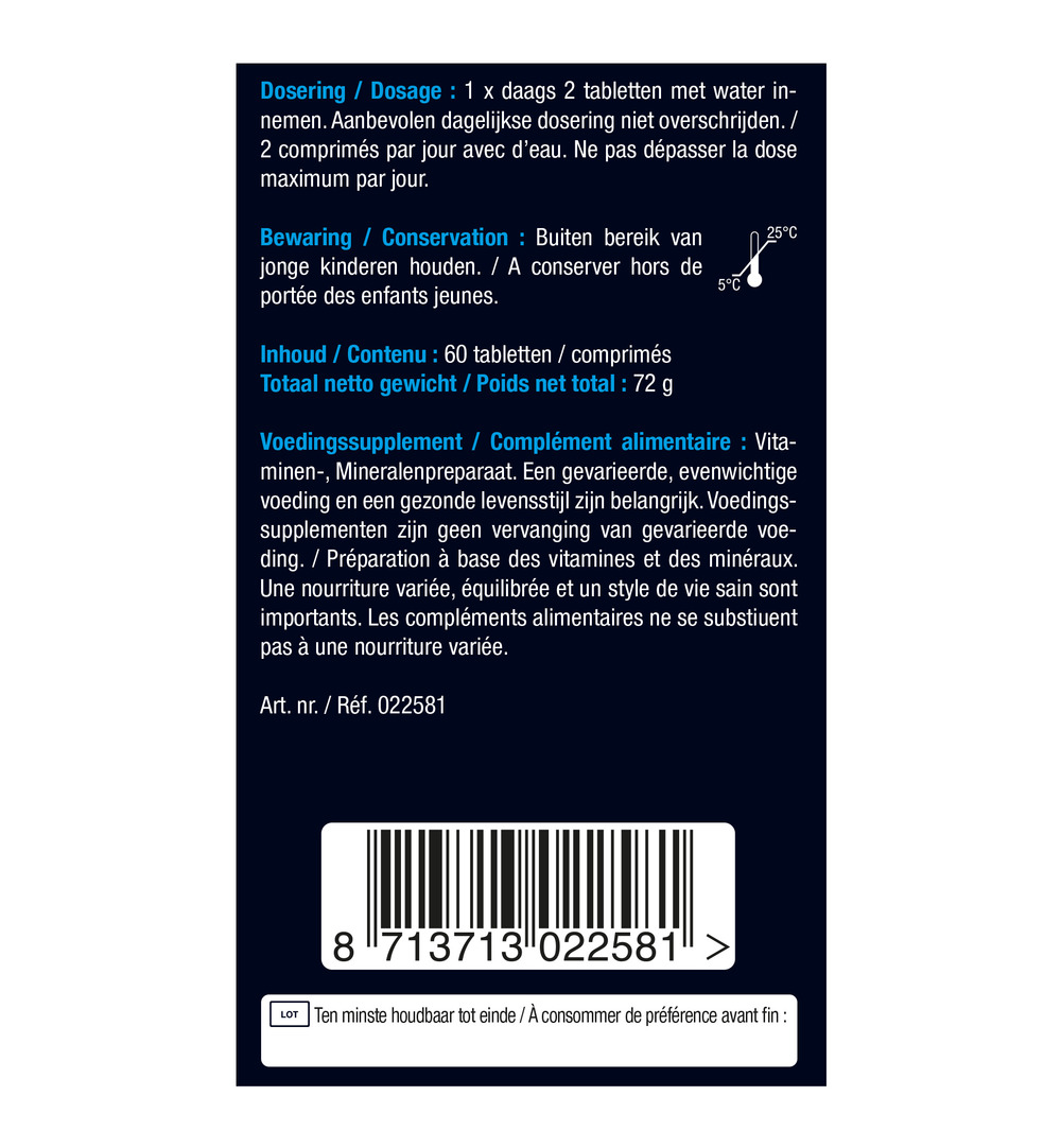 Lucovitaal Calcium Magnesium Bot Formule (60 tabletten) - image 6