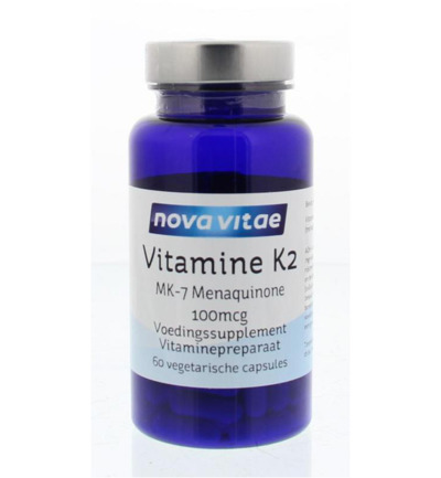 Nova Vitae Vitamine K2 100mcg menaquinon (60 vega capsules)