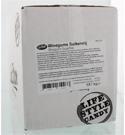 De Bron Winegums suikervrij (5000 gr)
