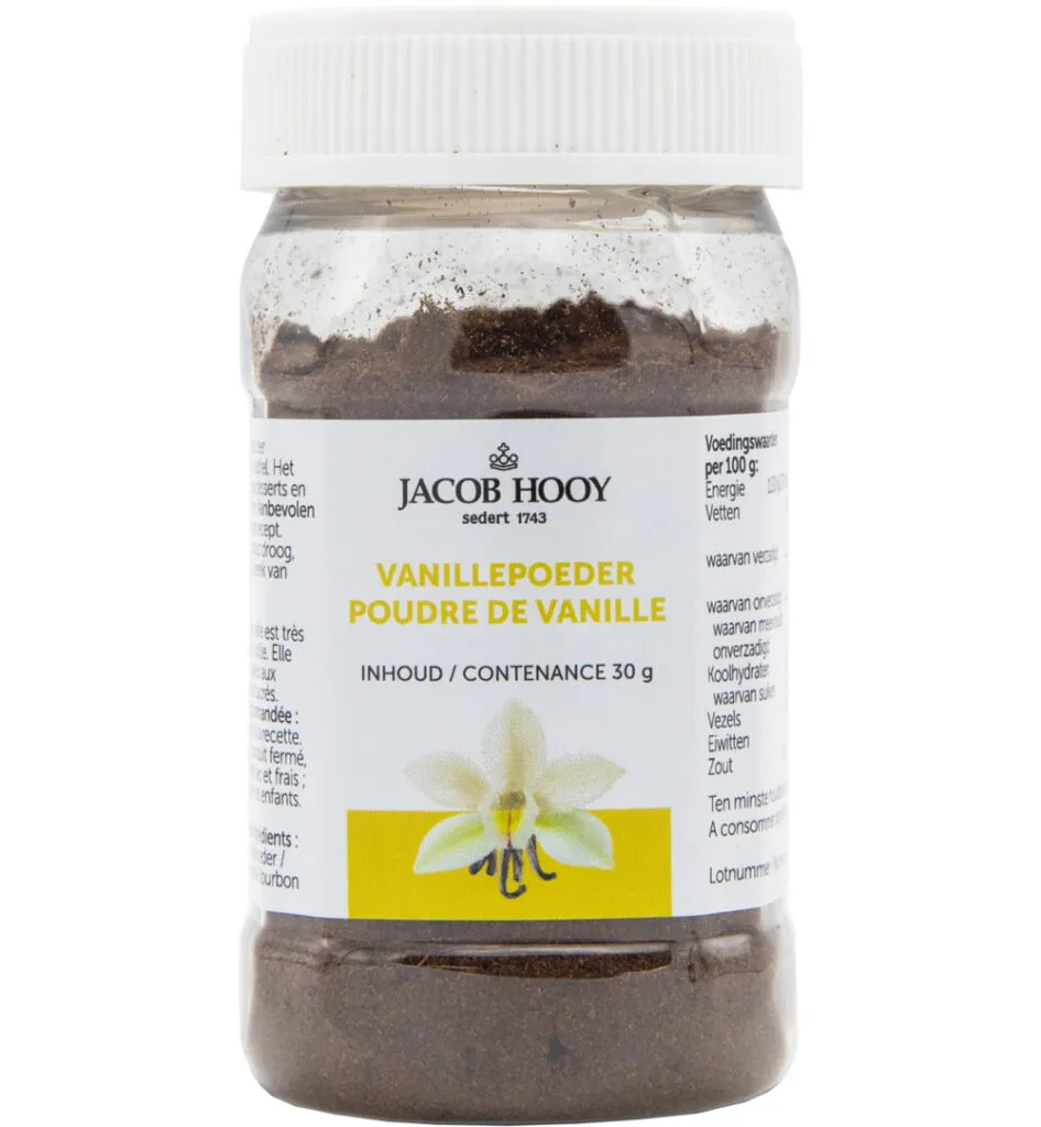 Jacob Hooy Vanille Poeder Bourbon (30 gr)