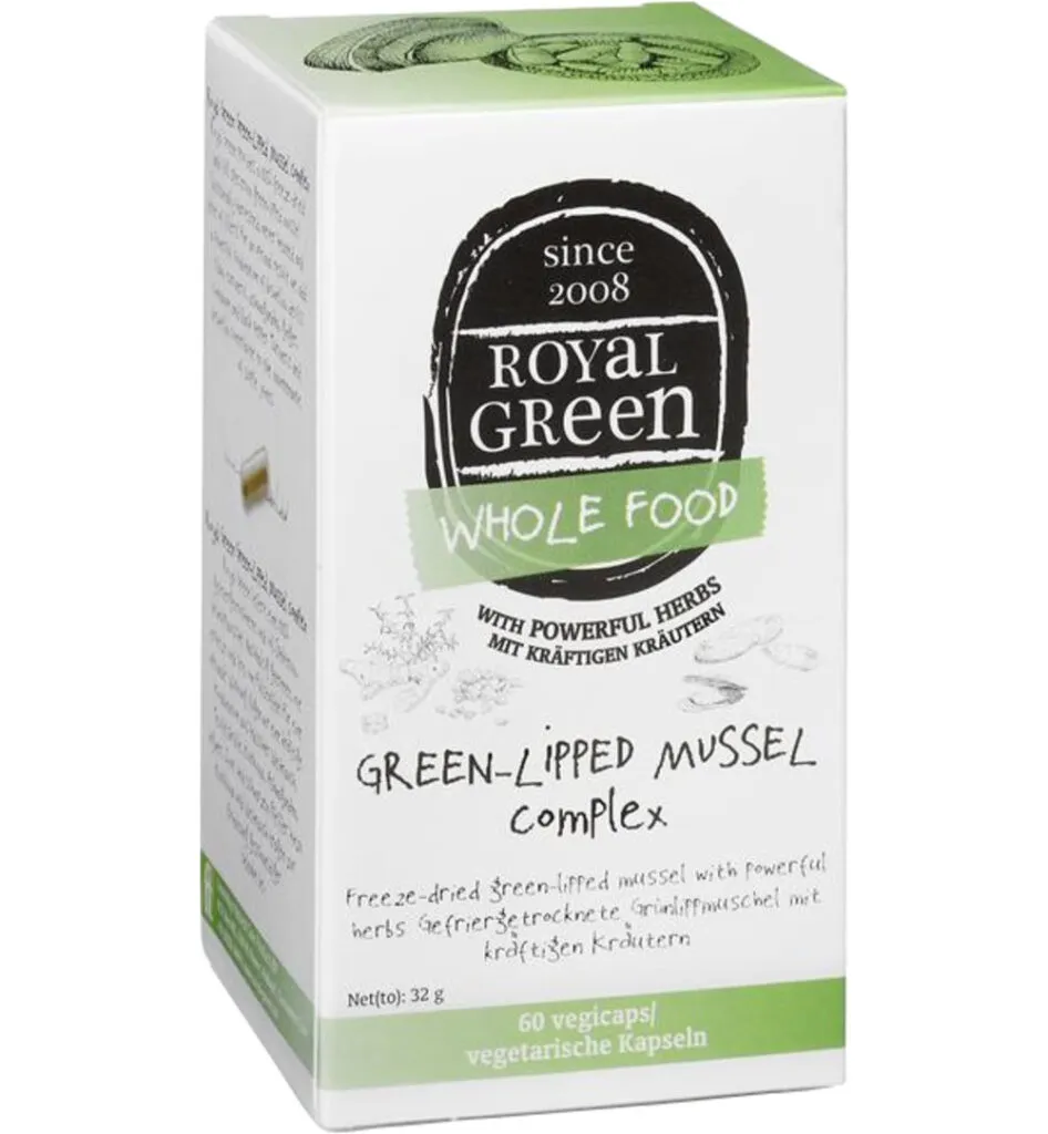 Royal Green Green-lipped Mussel Complex (60 vega capsules)