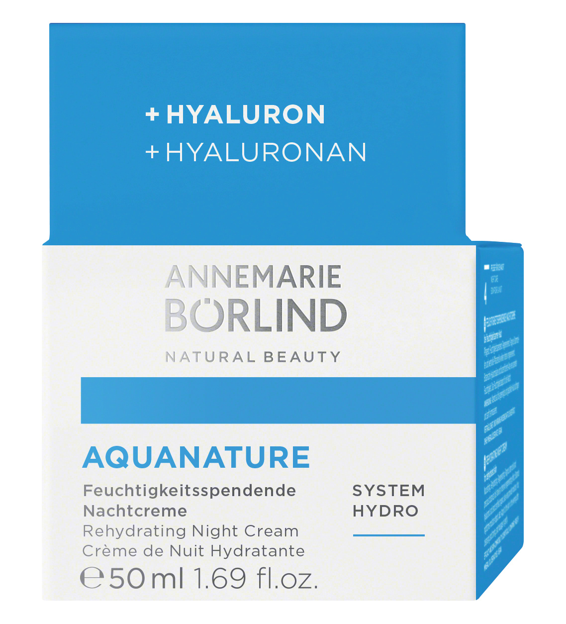 ANNEMARIE BÖRLIND Aquanature hydraterende nachtcreme (50 ml)