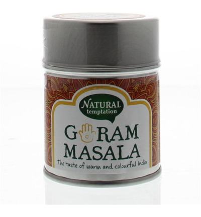 Natural Temptation Garam masala blikje natural spices bio (50 gr)