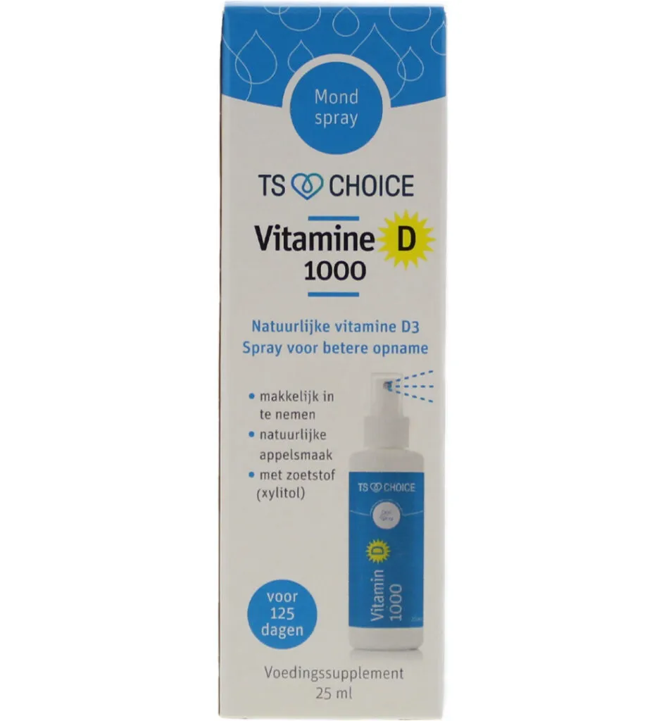 TS Choice Vitaminespray vitamine D 1000 (25 ml)