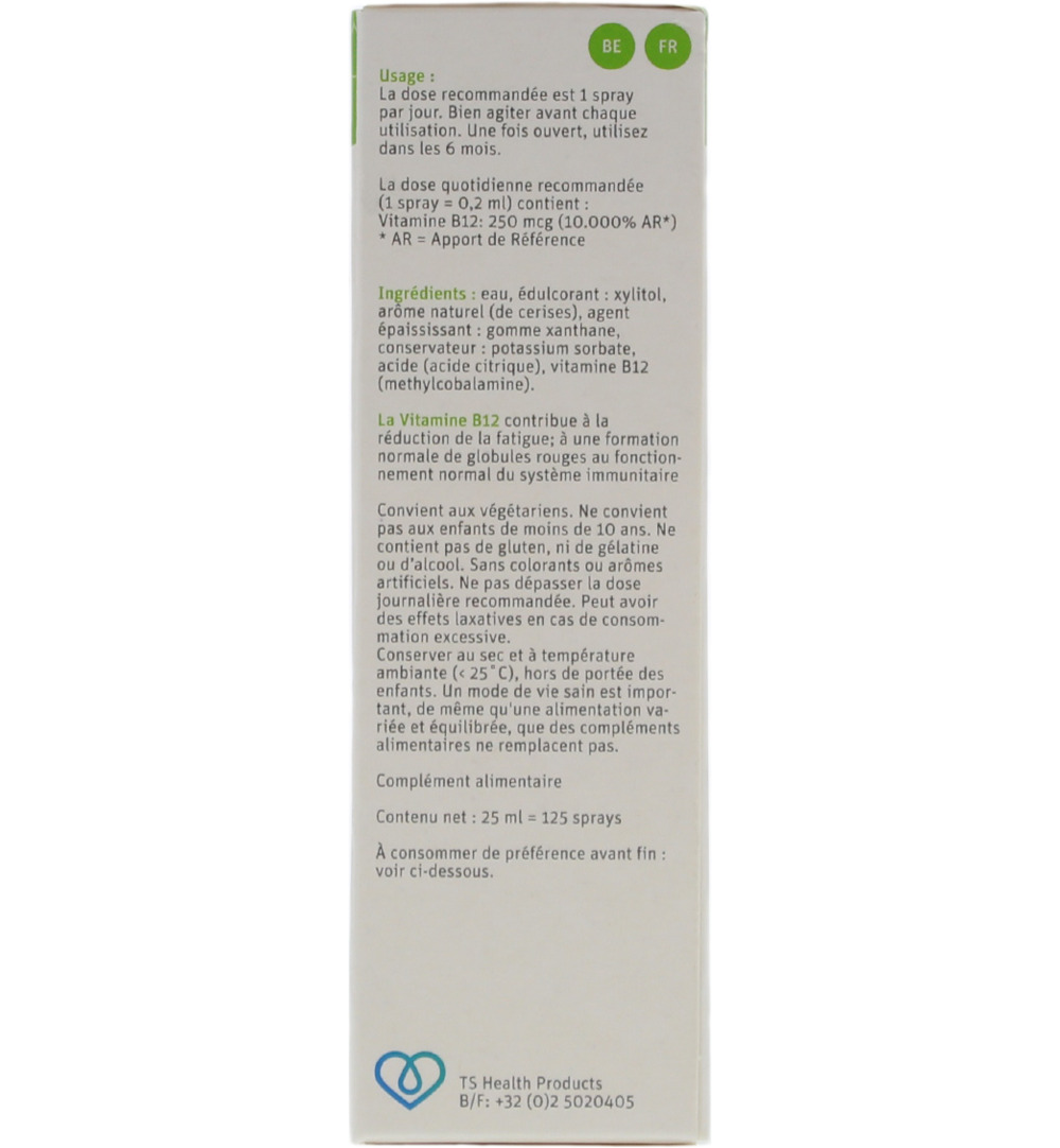TS Choice Vitaminespray vitamine B12 bio (25 ml) - image 6