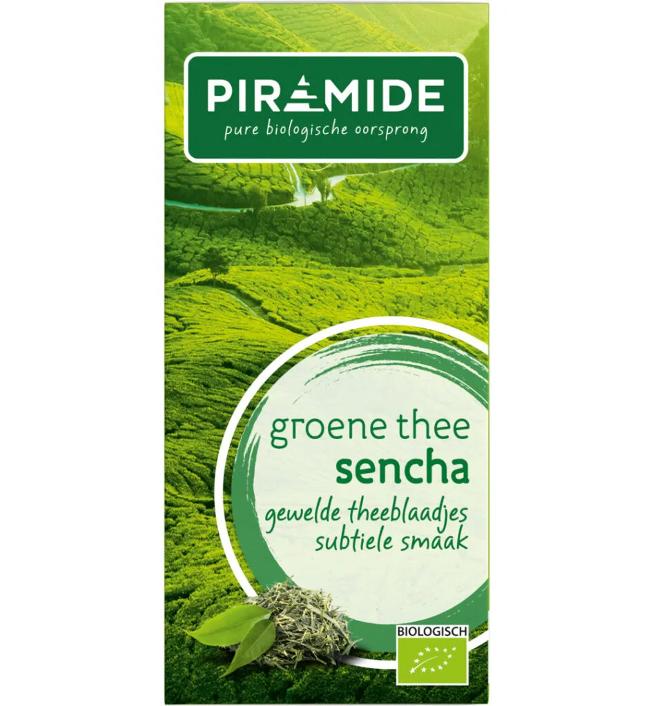 Piramidegroene Thee Sencha Eko Bio (20 stuks)