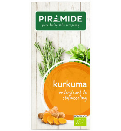 Piramide Kurkuma Thee Bio (20 stuks)