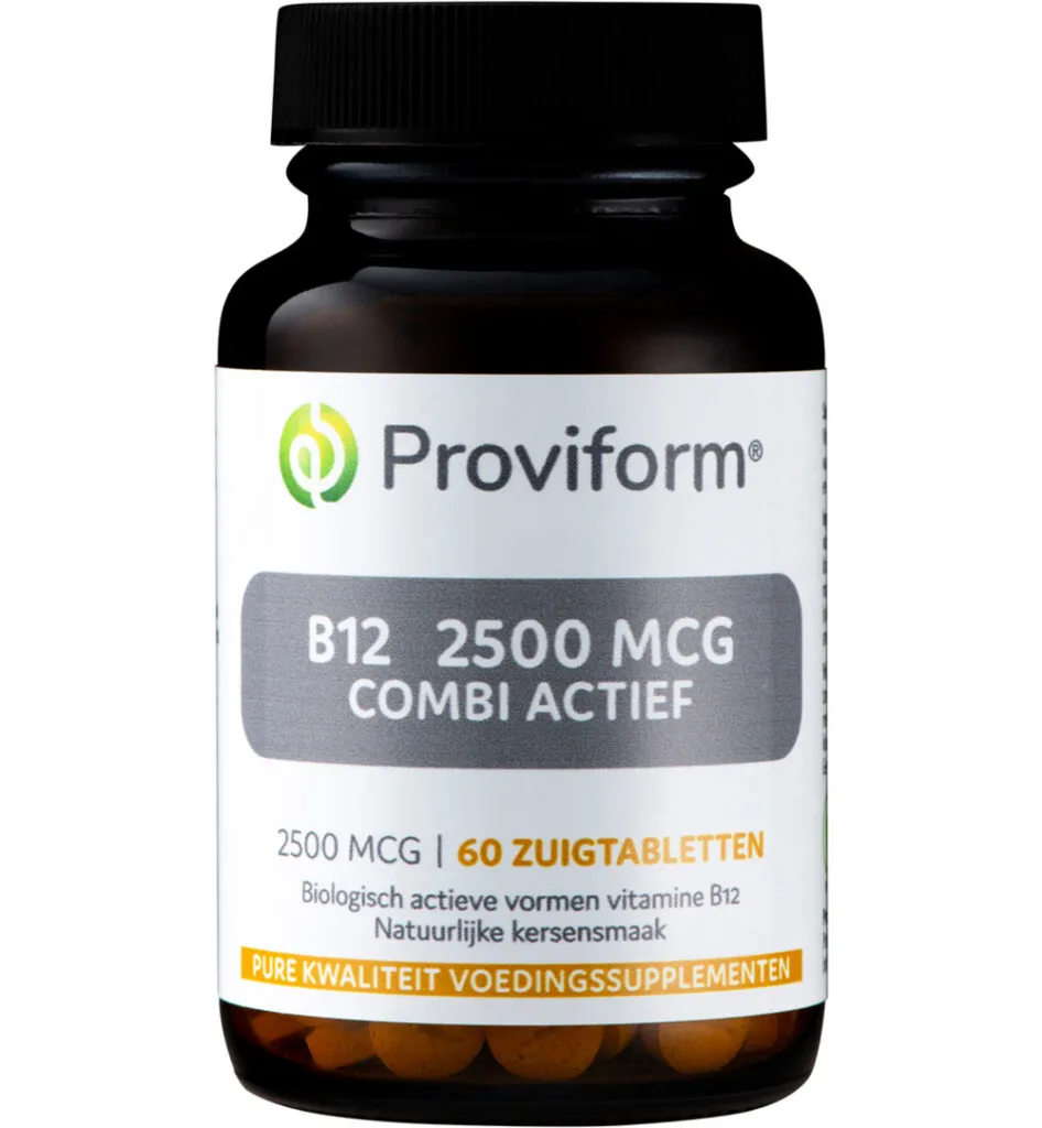 Proviform Vitamine B12 2500 Mcg Combi Actief (60 Zuigtabletten)