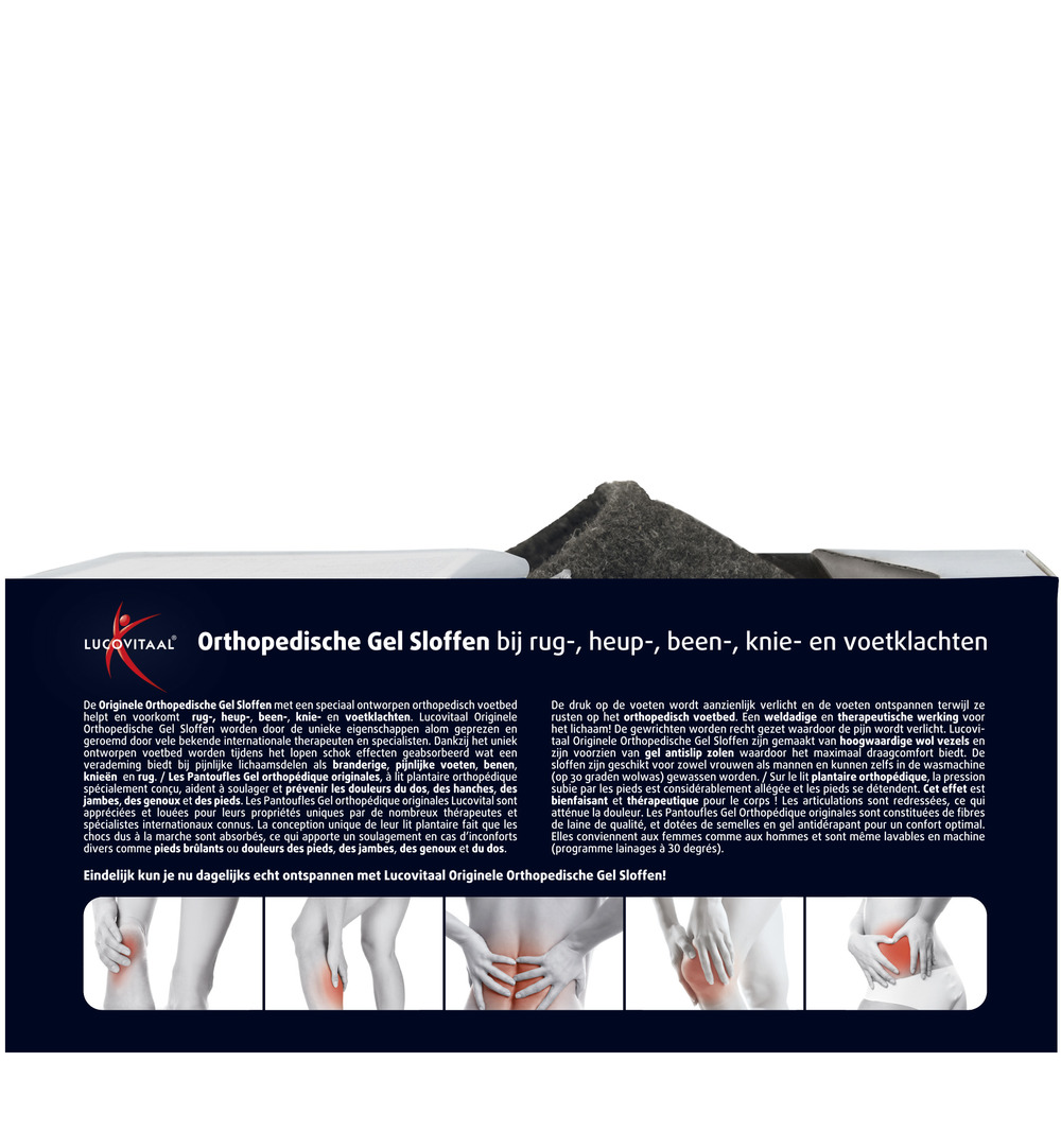 Lucovitaal Orth. Gel Sloffen 40-41 (1 paar)